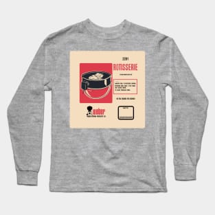 Original Weber Rotisserie Box Art Long Sleeve T-Shirt